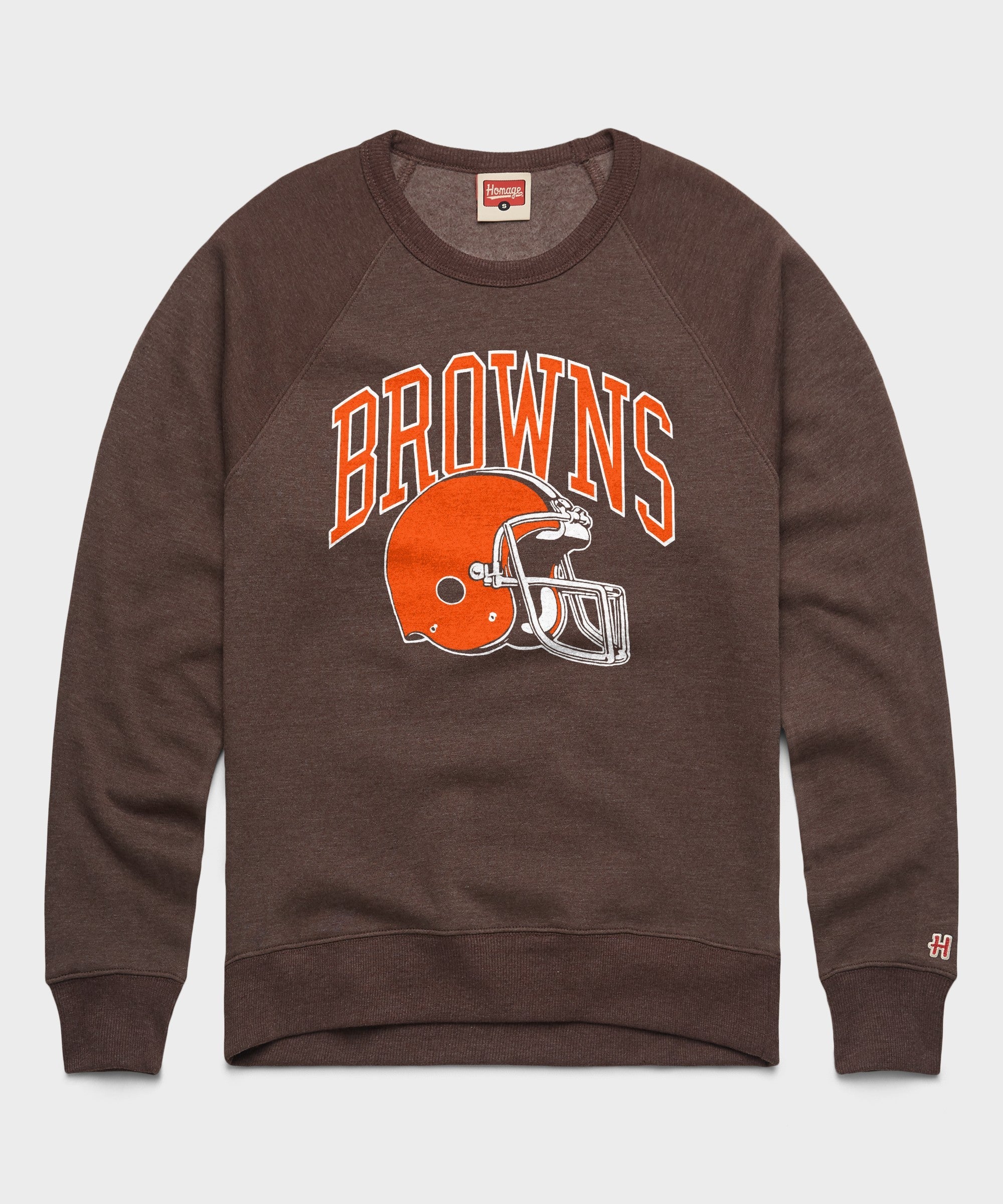 Cleveland Browns Helmet Retro Crewneck