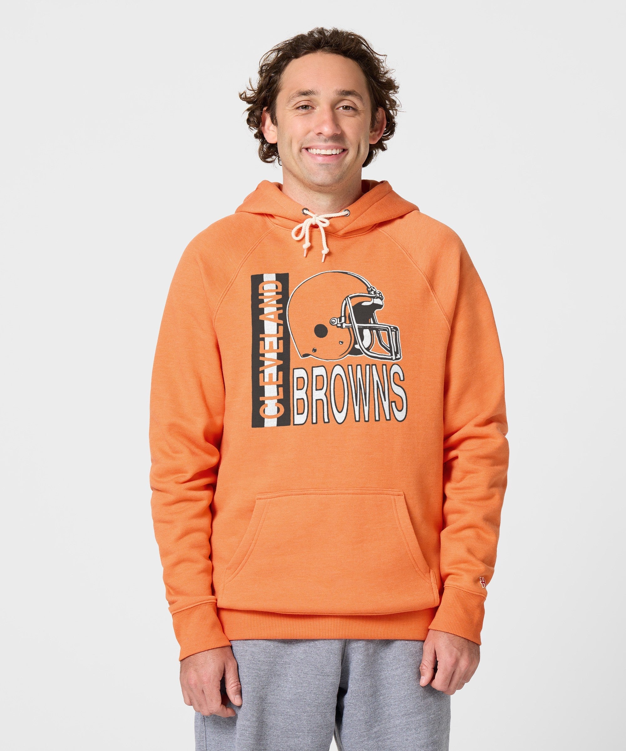 Cleveland Browns Helmet Stripe Hoodie