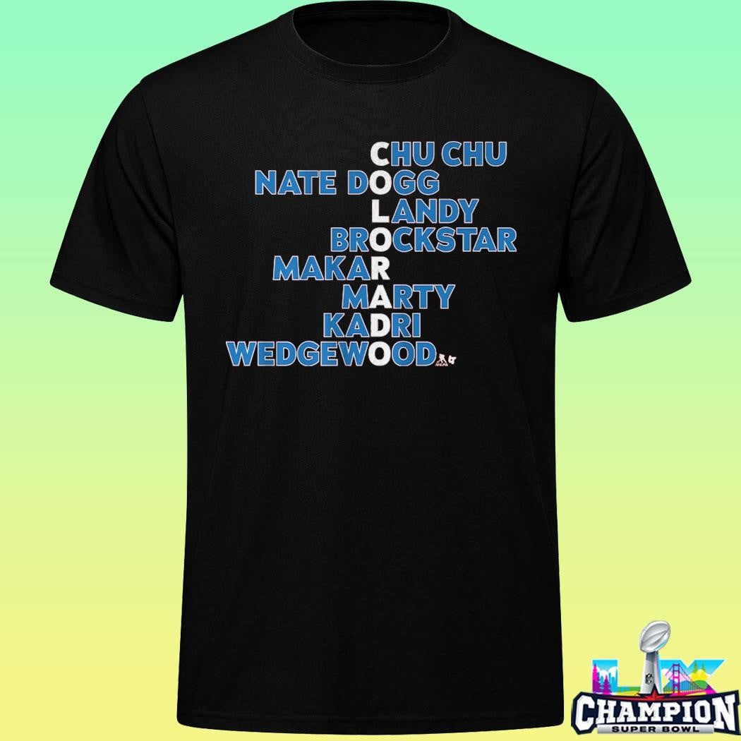 Colorado Hockey Names 2026 Chu Chu And Nate Dogg And Landy Shirt