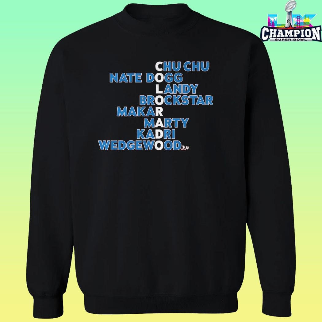 Colorado Hockey Names 2026 Chu Chu And Nate Dogg And Landy Shirt