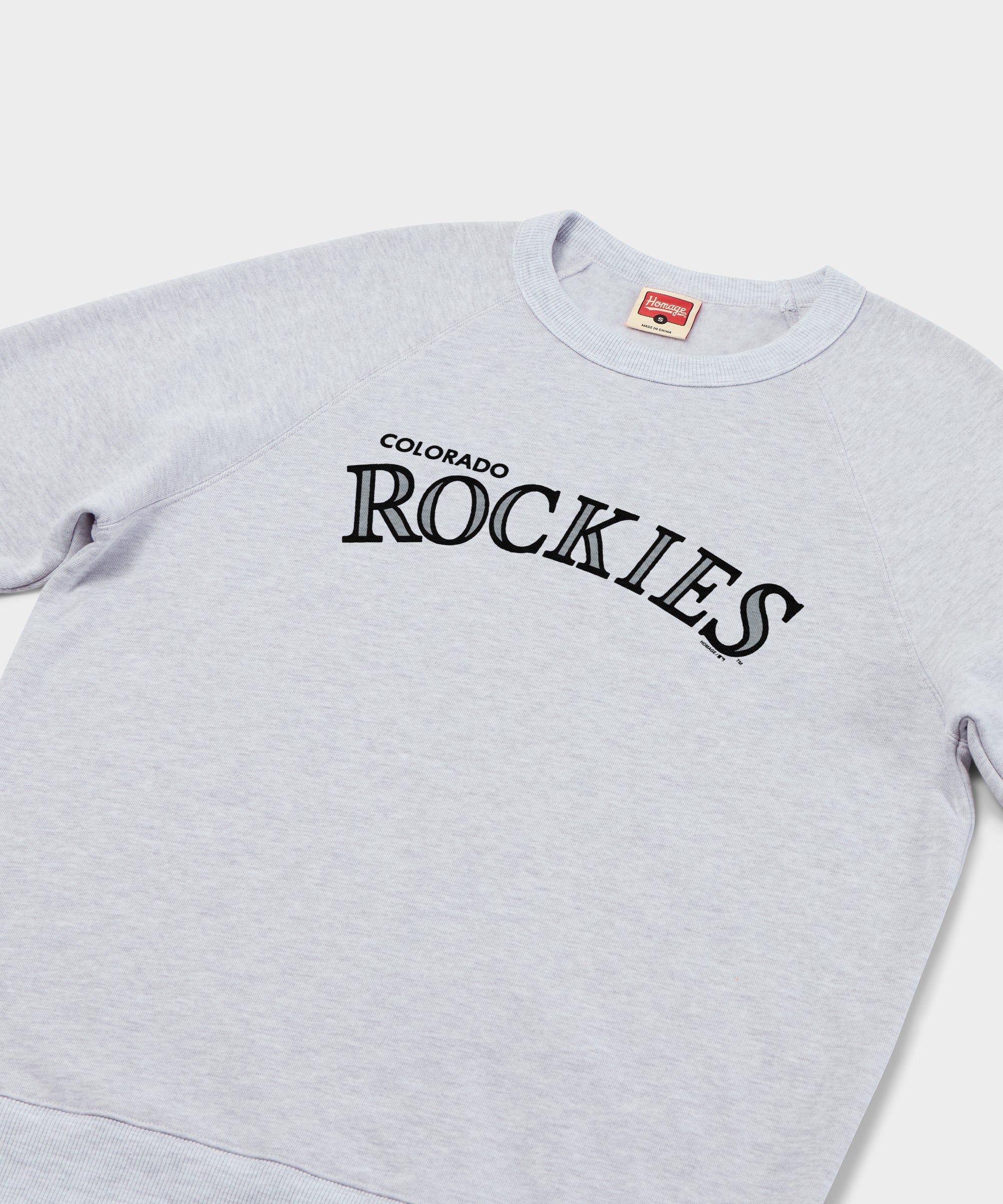 Colorado Rockies Jersey Logo '17 Crewneck