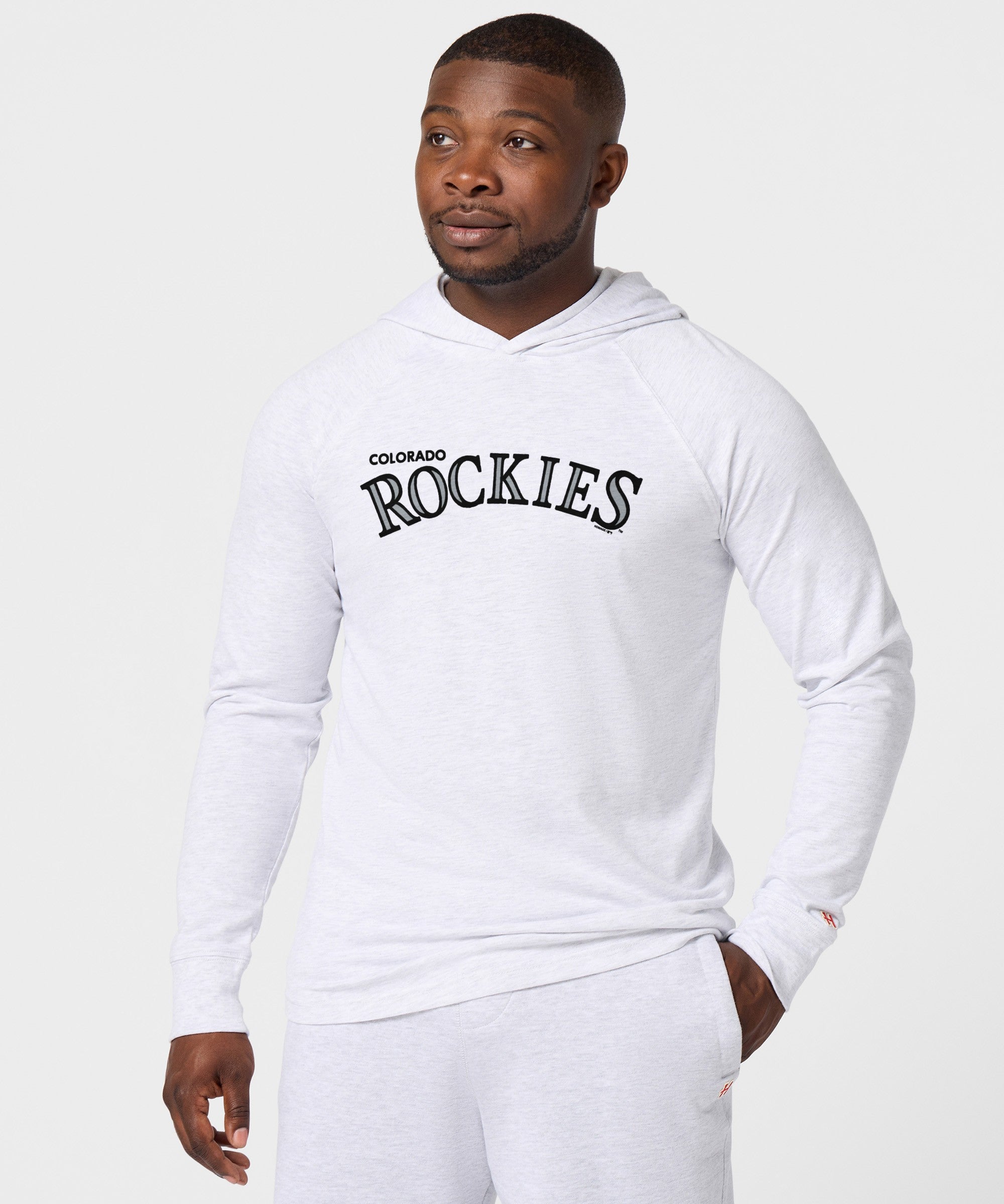 Colorado Rockies Jersey Logo '17 Lightweight Hoodie