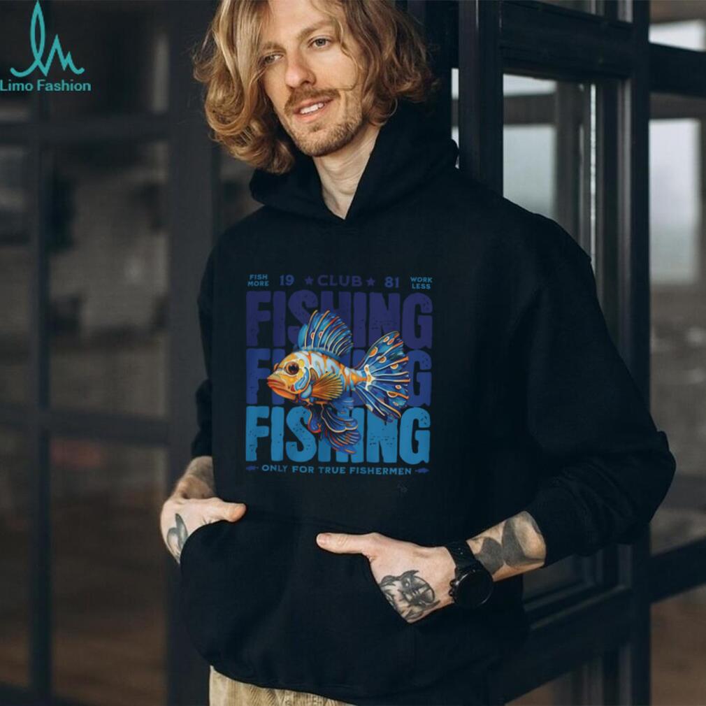 Colorful Exotic Fish “Only for True Fishermen” Club 81 Graphic Tee
