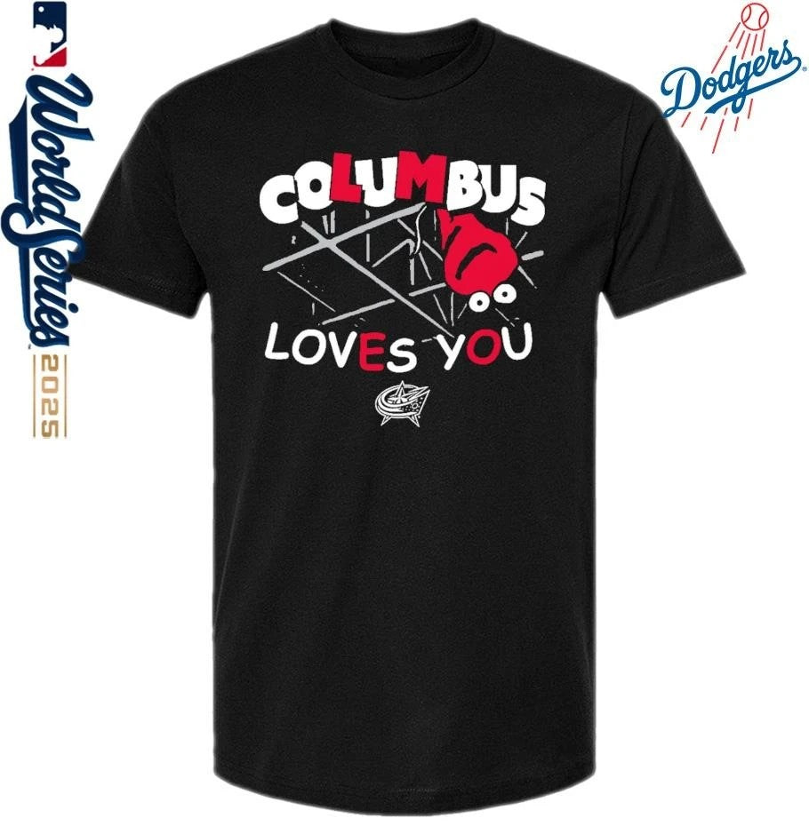 Columbus Blue Jackets Loves You The Balloon T-Shirt