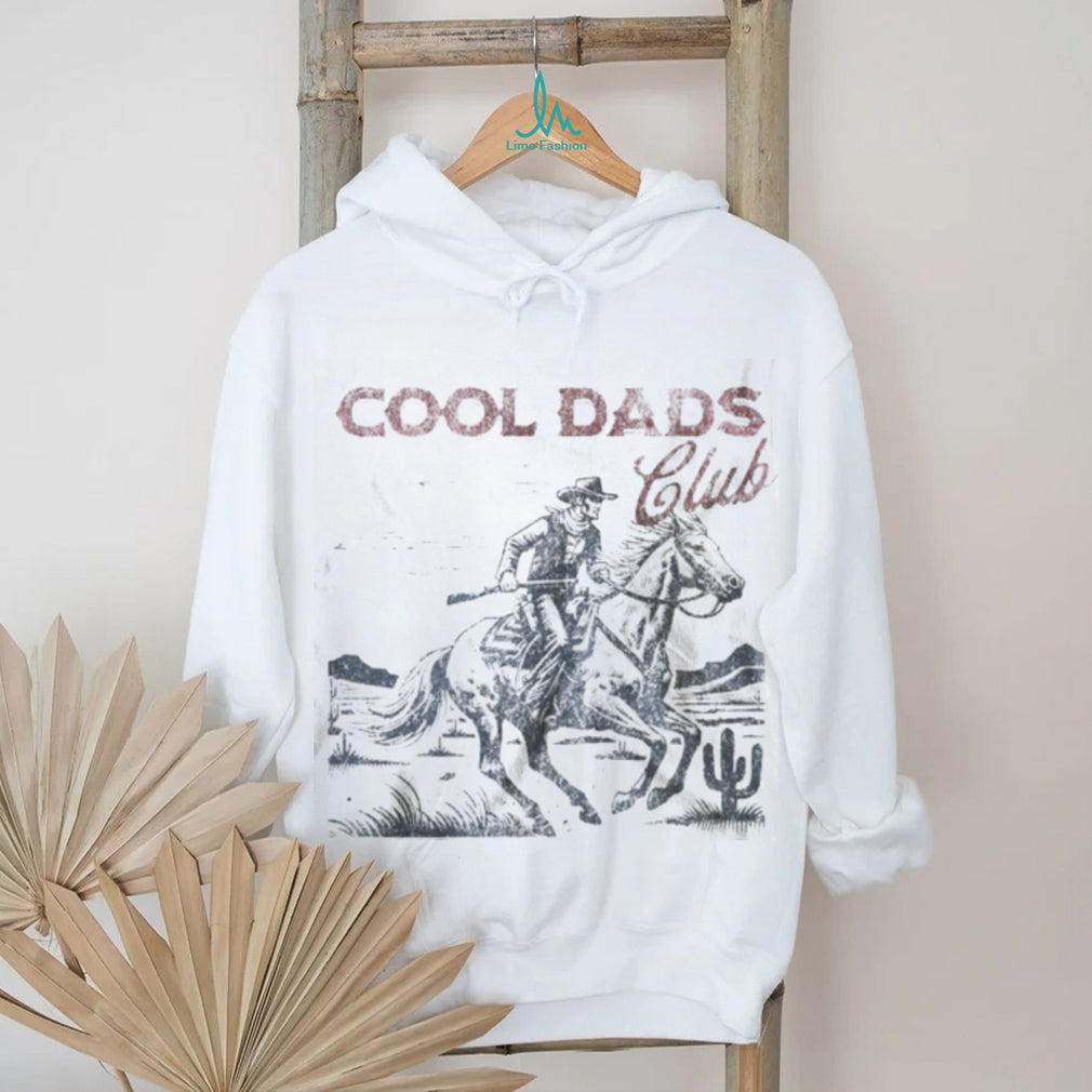 Cool Dads Club Vintage Cowboy Horseback Riding Retro T Shirt