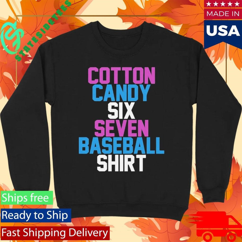 Cotton Candy Six Seven Baseball Shirt