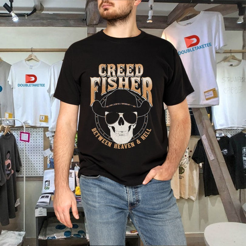 Creed Fisher Between Heaven And Hell Skull Shirts