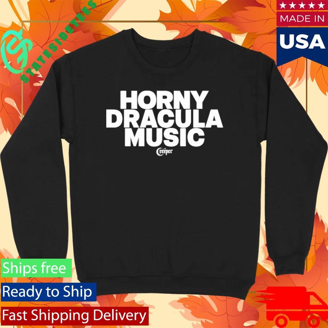 Creeper Cult Horny Dracula Music Shirt