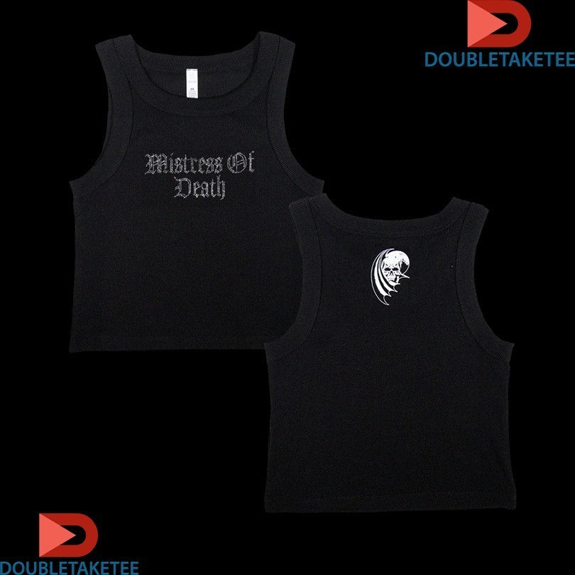 Creeper Mistress Of Death Rhinestone Shirts
