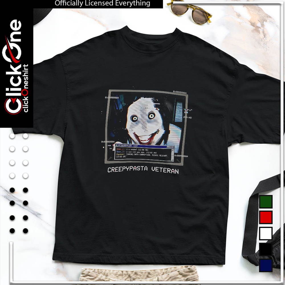 Creepypasta Veteran Horror shirt