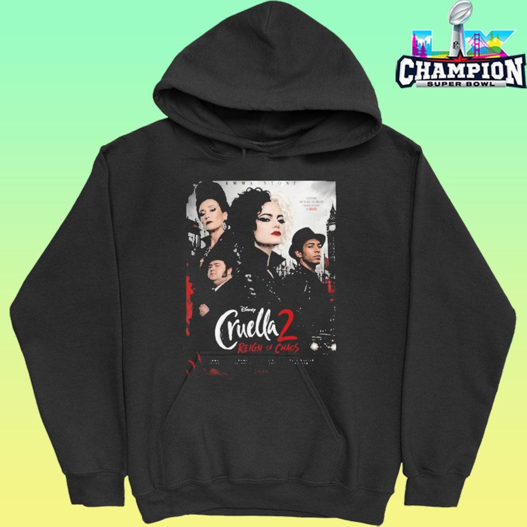 Cruella 2 Reign Of Chaos 2026 Starring Emma Stone Only In Theaters 2026 Shirt