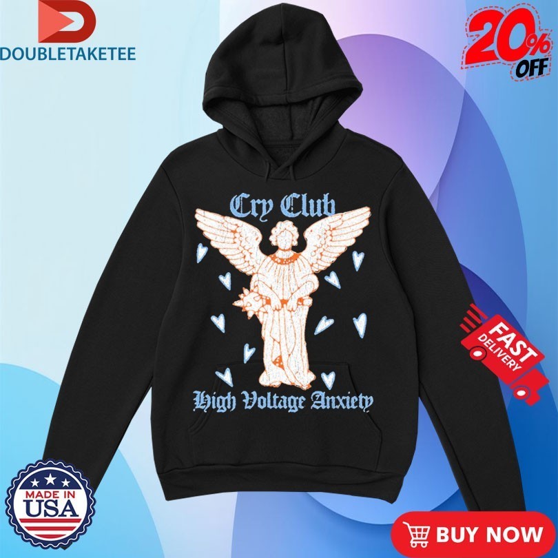 Cry Club High Voltage Anxiety Angel Shirts