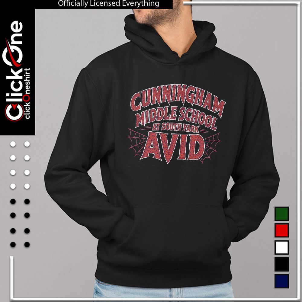 Cunningham Middle school at south park Avid shirt