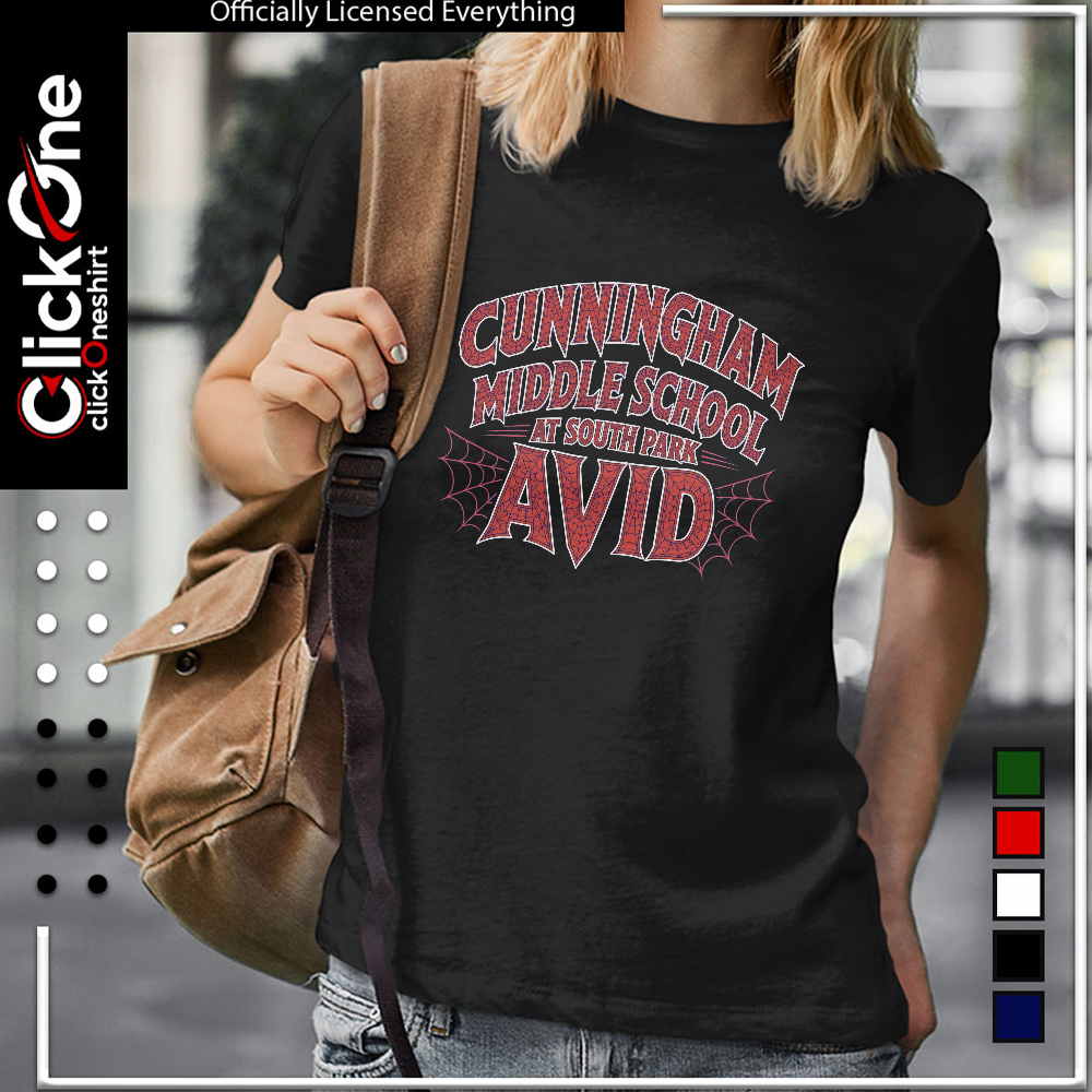 Cunningham Middle school at south park Avid shirt