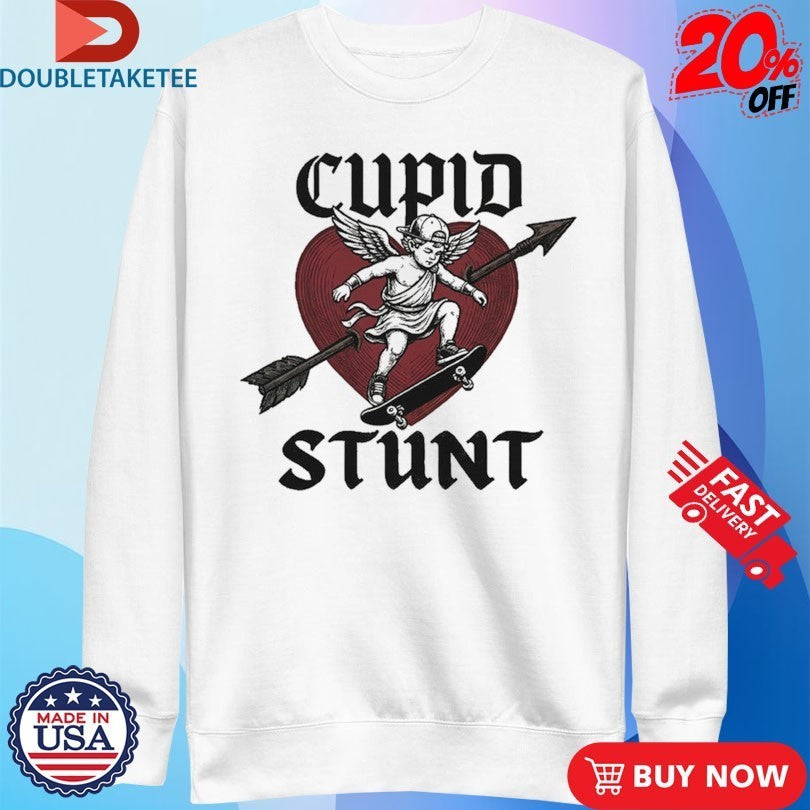 Cupid Stunt Cupid Arrow Heart Skateboard Shirts