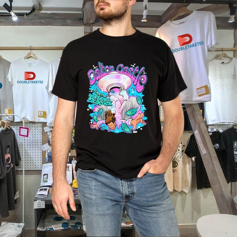 Dalton Castle It Came From Planet Peacock AEW Shirts