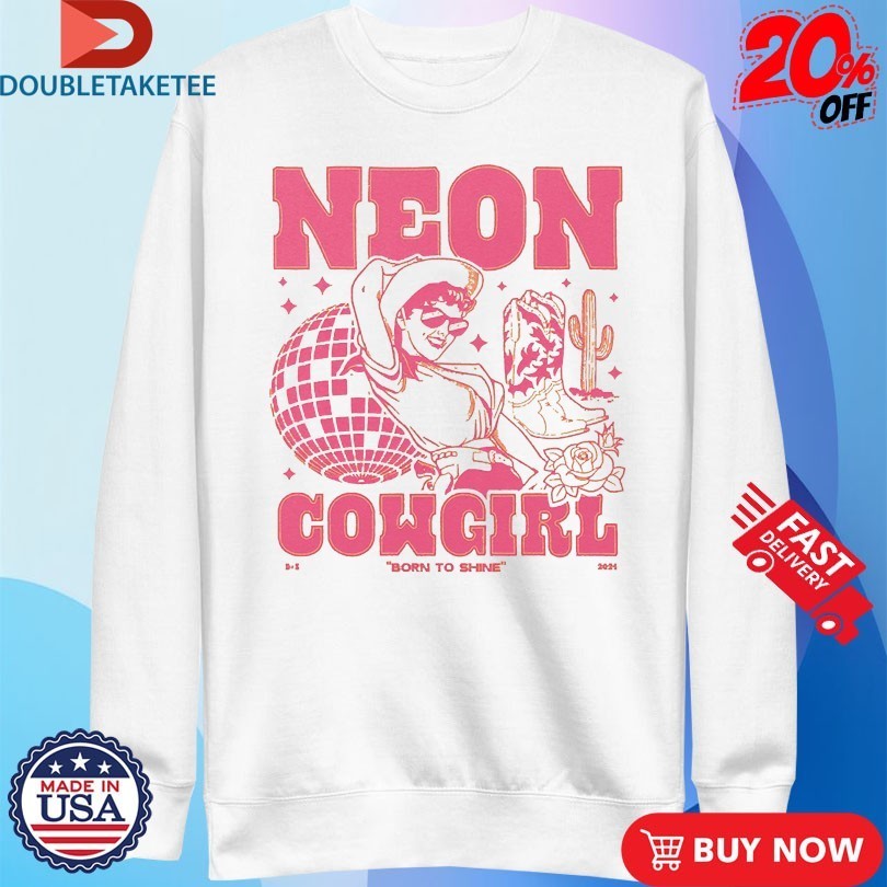 Dan And Shay Neon Cowgirl Born To Shine Disco Cactus Boots Shirts