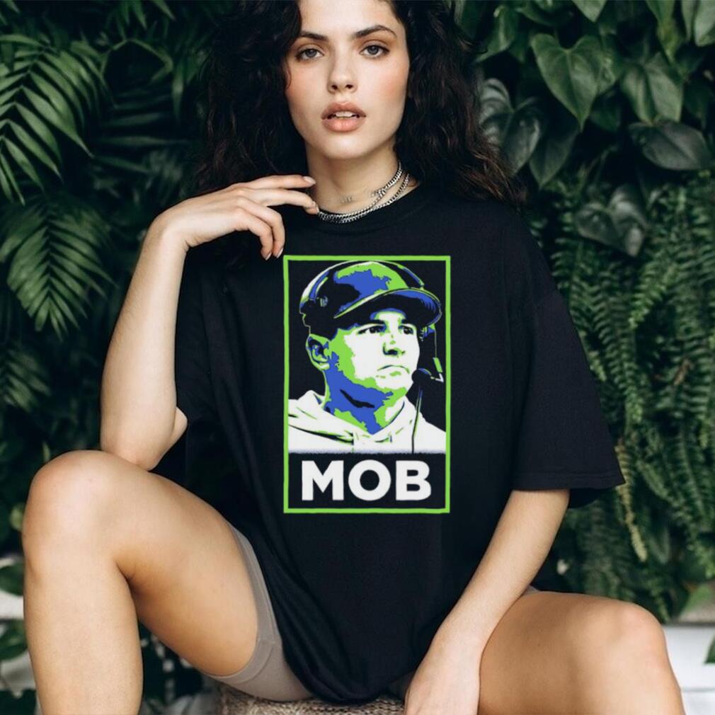 Dan Campbell Detroit Lions “MOB” Coach Graphic T Shirt