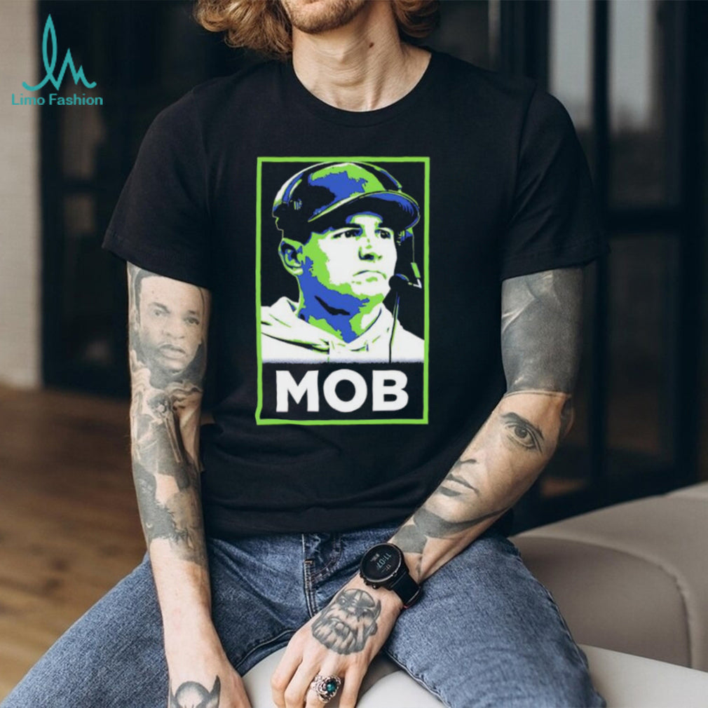 Dan Campbell Detroit Lions “MOB” Coach Graphic T Shirt