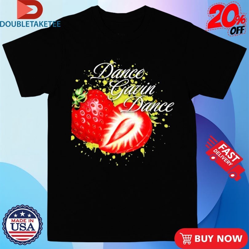 Dance Gavin Dance Strawberry Splatter Shirts