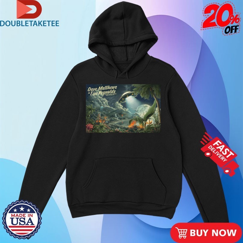 Dave Matthews And Tim Reynolds Mexico Show Jan 22 2026 UFO Moon Shirts