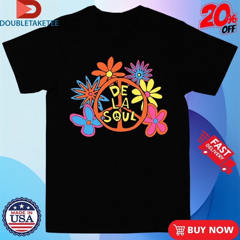 De La Soul Floral Peace Shirts