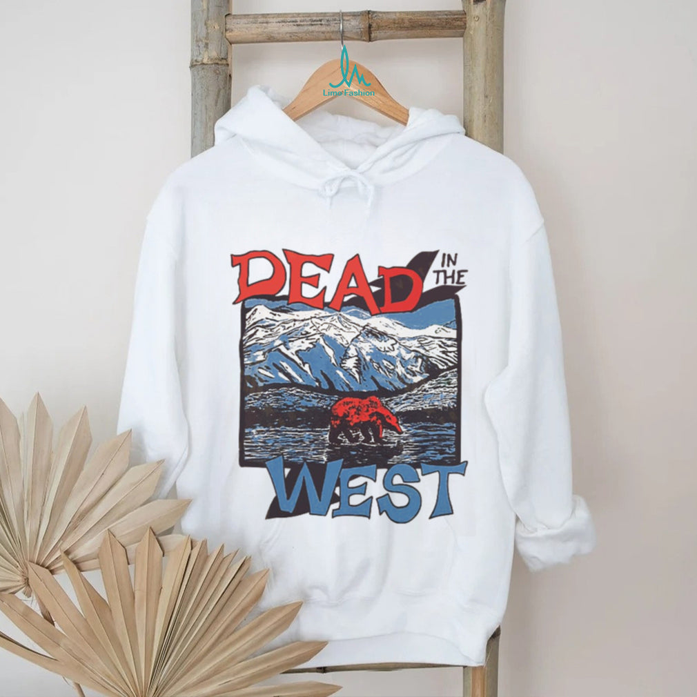 Dead In The West Vintage Bear Mountain Landscape Retro T Shirt