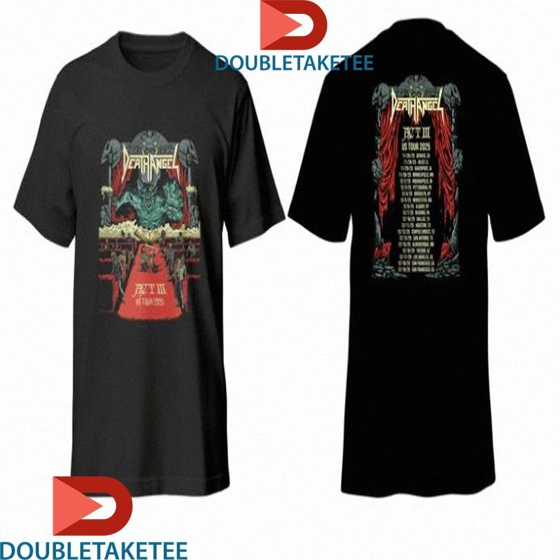 Death Angel Act III Us Tour 2025 Dates Shirts
