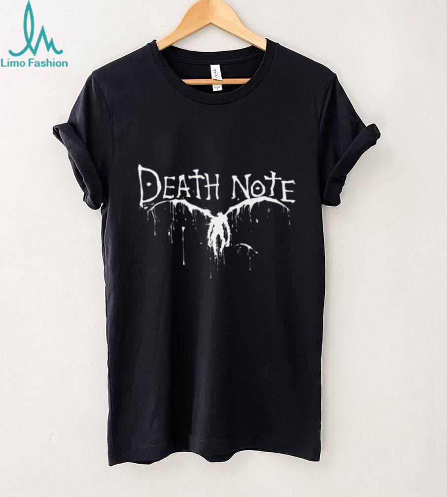 Death Note Ryuk Wings Minimalist Gothic Black T Shirt