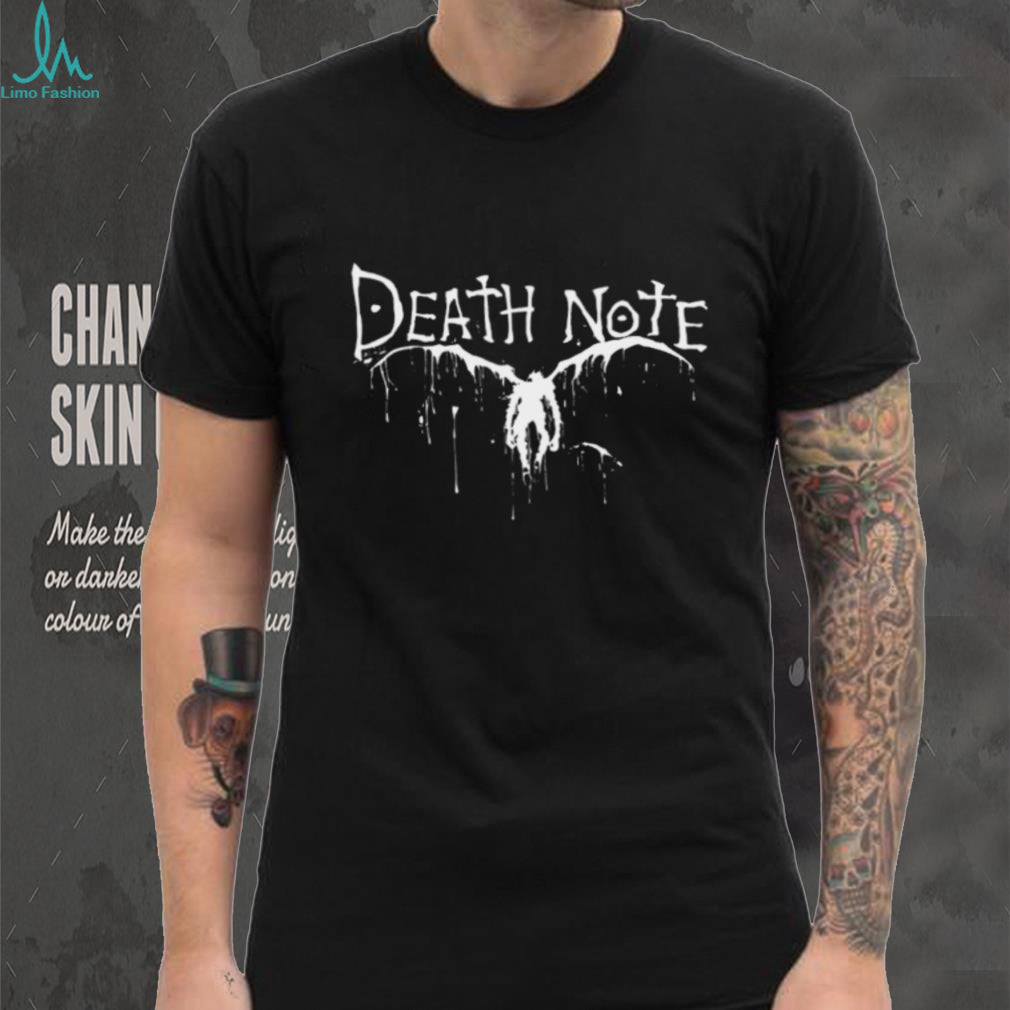 Death Note Ryuk Wings Minimalist Gothic Black T Shirt