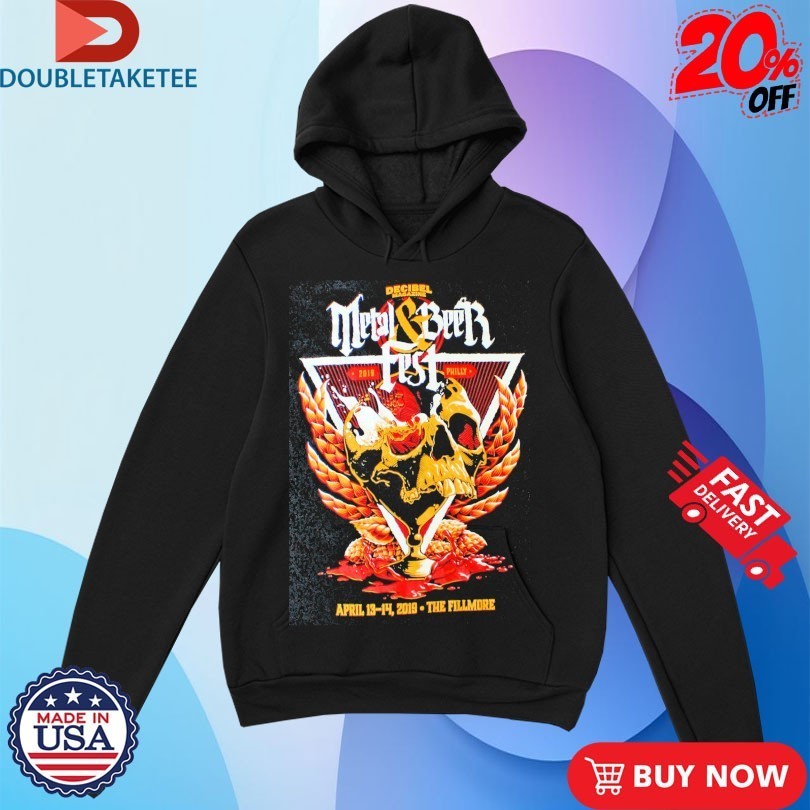 Decibel Magazine 2019 Metal & Beer Fest Philly The Fillmore Skull Shirts