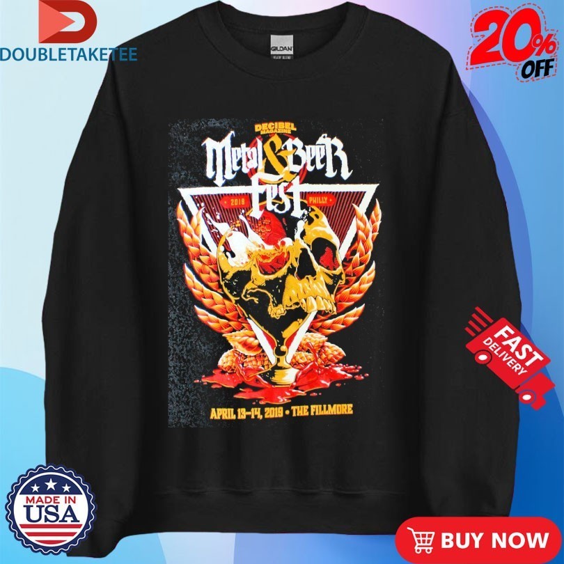 Decibel Magazine 2019 Metal & Beer Fest Philly The Fillmore Skull Shirts