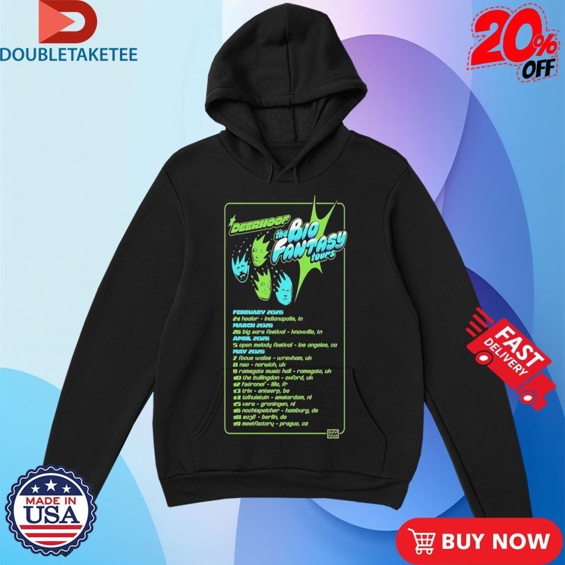 Deerhoof The Bio Fantasy Tours 2026 Dates Shirts