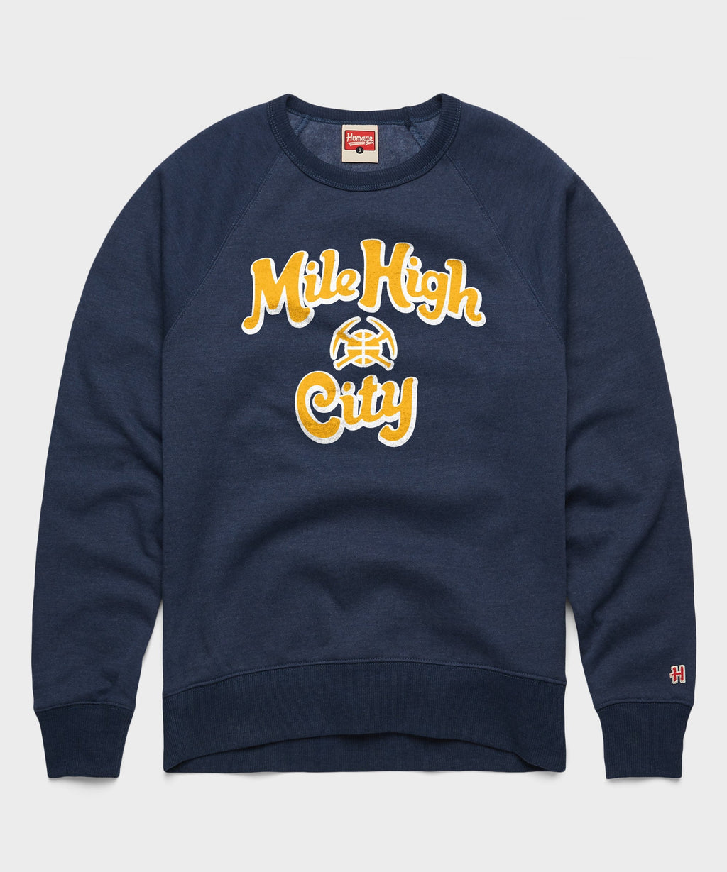Denver Nuggets Mile High City Crewneck