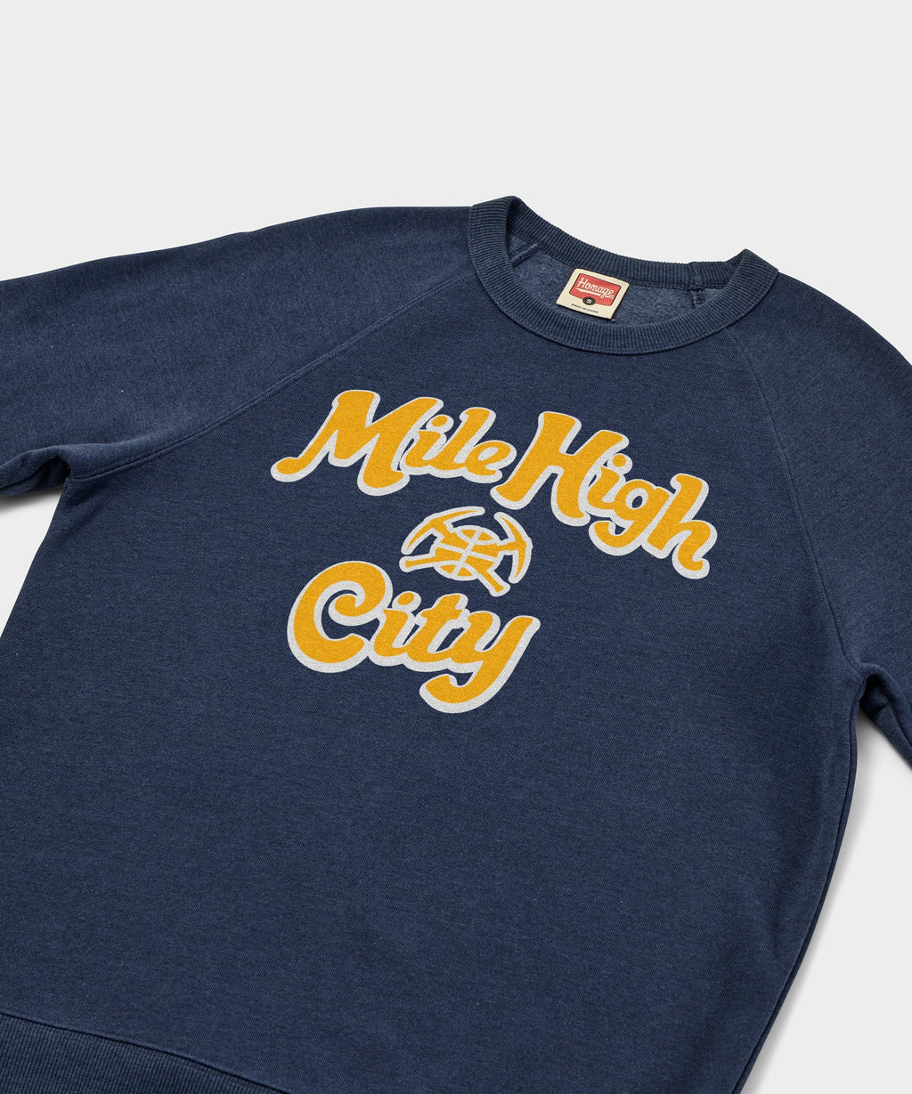 Denver Nuggets Mile High City Crewneck