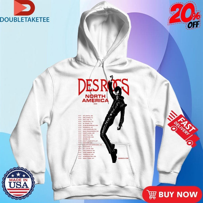 Des Rocs North America 2026 Tour Shirts