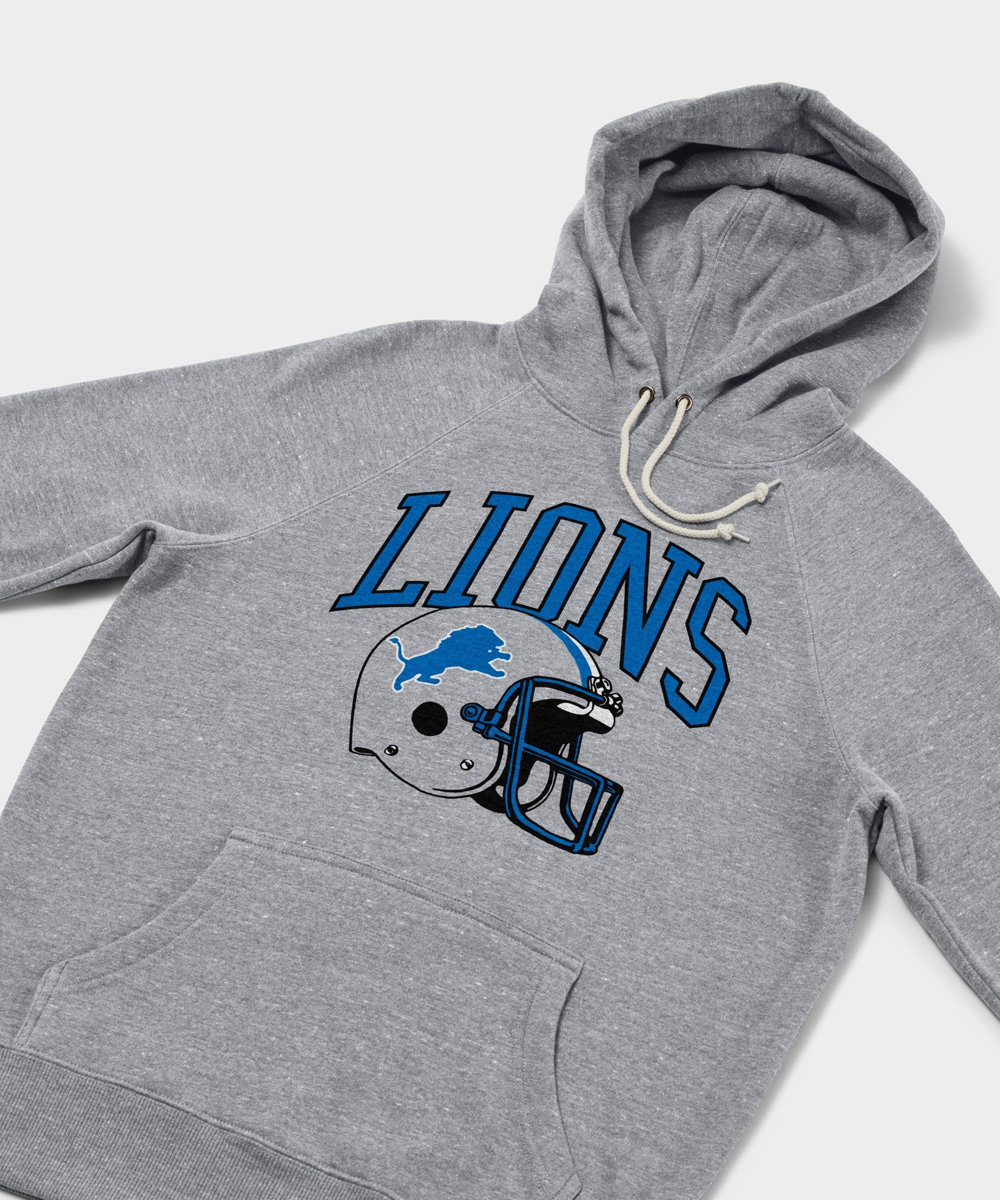 Detroit Lions Helmet Retro Hoodie