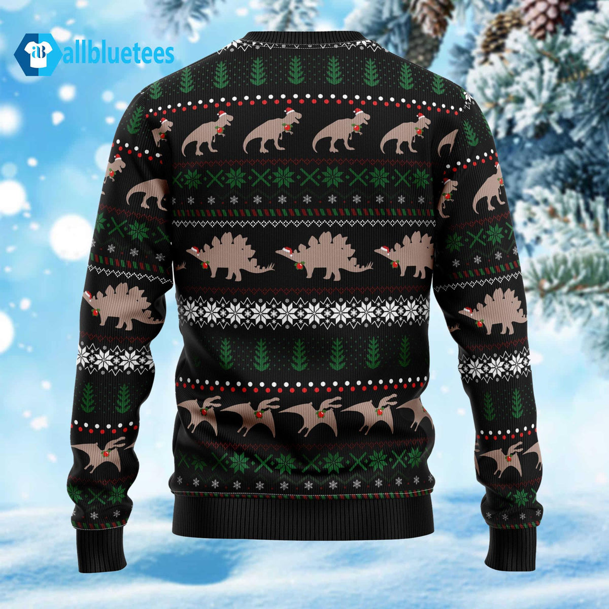 Dinosaur Don’t Mess With Mamasaurus Ugly Christmas Sweater