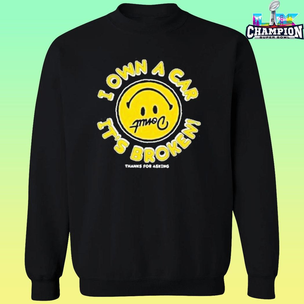 Donut Broken Car Shirt