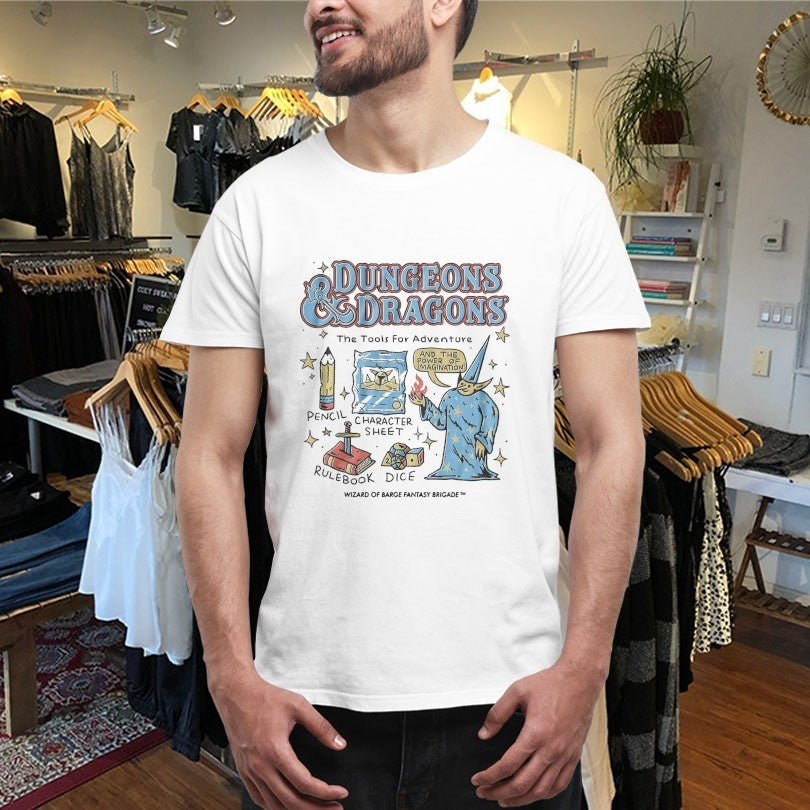 Dungeons And Dragons The Tools For Adventure Wizard Of Barge Shirts