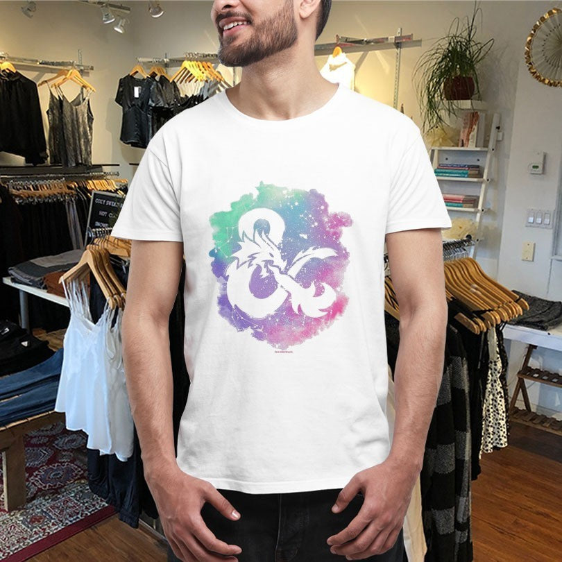 Dungeons & Dragons Splash Pastel Logo Shirts