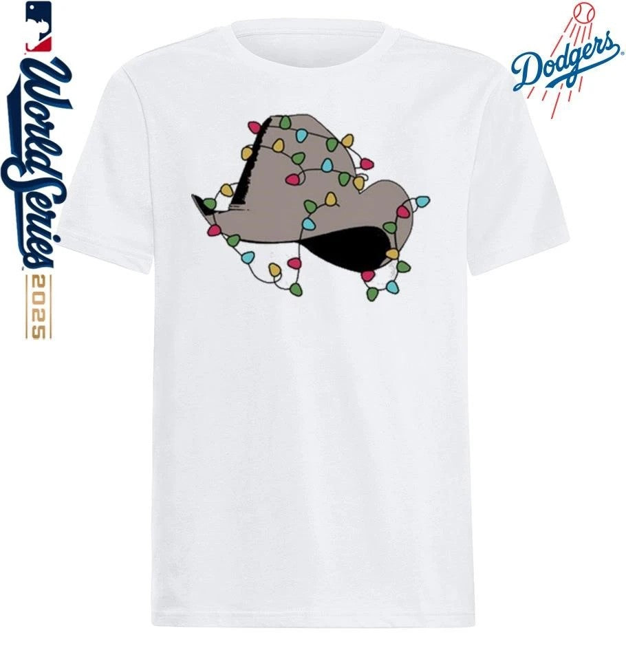 Dwight Yoakam Christmas Light Hat Shirt