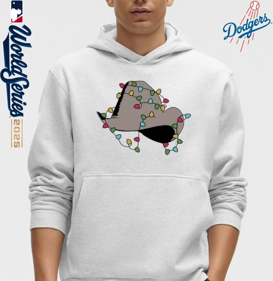 Dwight Yoakam Christmas Light Hat Shirt