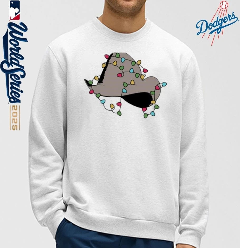 Dwight Yoakam Christmas Light Hat Shirt