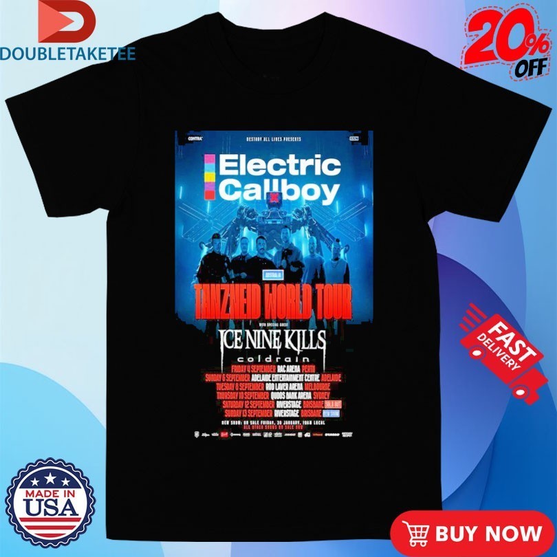 Electric Callboy Tanzneid World Tour 2026 Dates Shirts