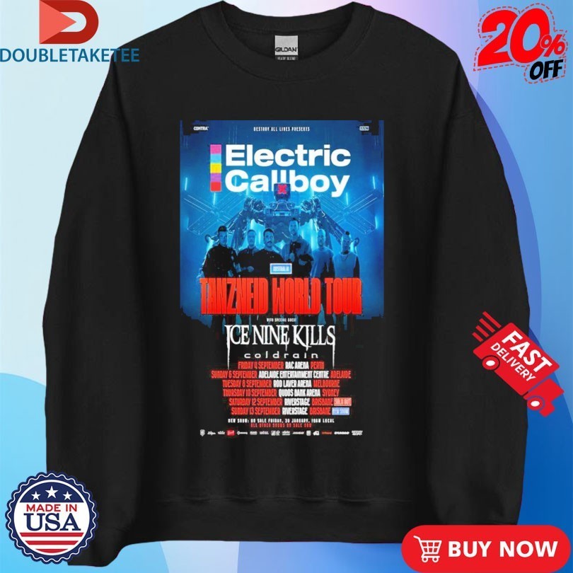 Electric Callboy Tanzneid World Tour 2026 Dates Shirts