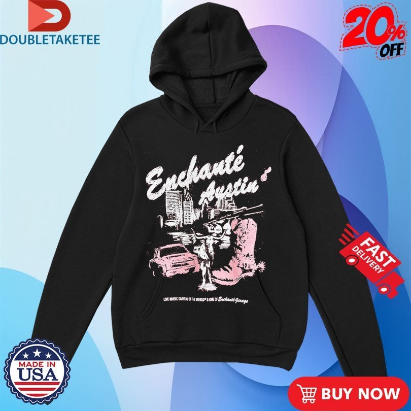 Enchanté, Austin Live Music Capital Of The World Home Of Enchanté Garage T-shirts