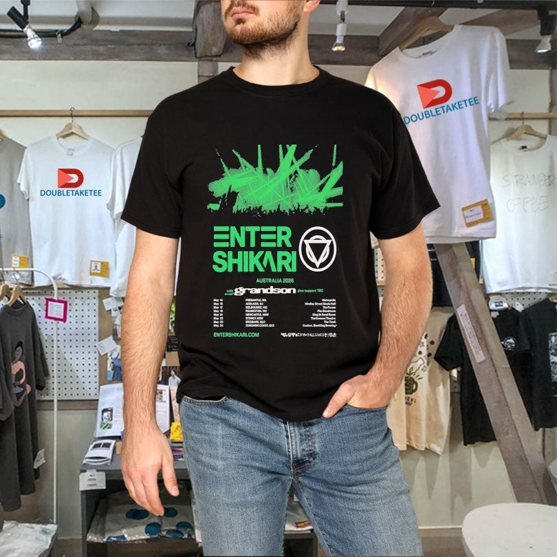 Enter Shikari Tour 2026 Australian Shirts