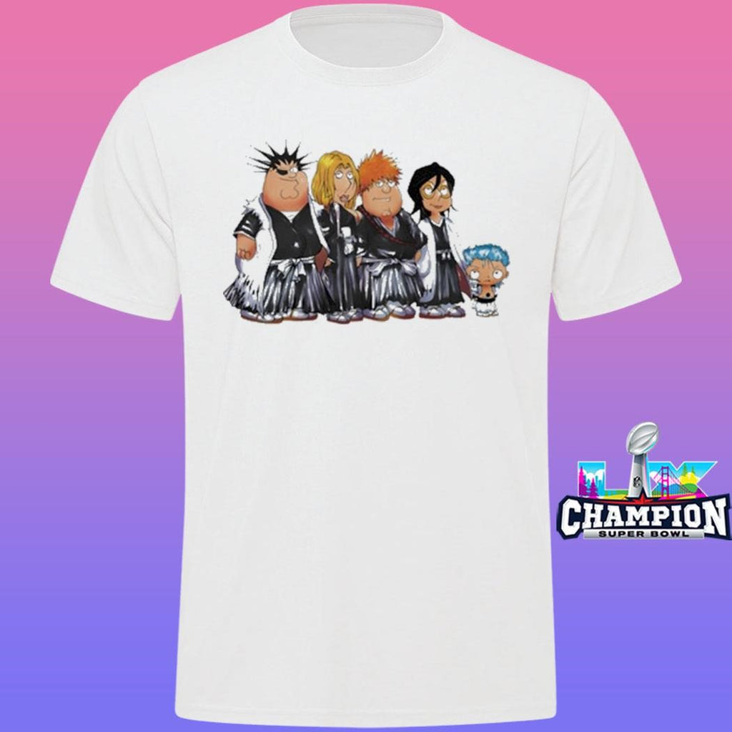 Family Guy X Bleach Soul Reapers Shirt