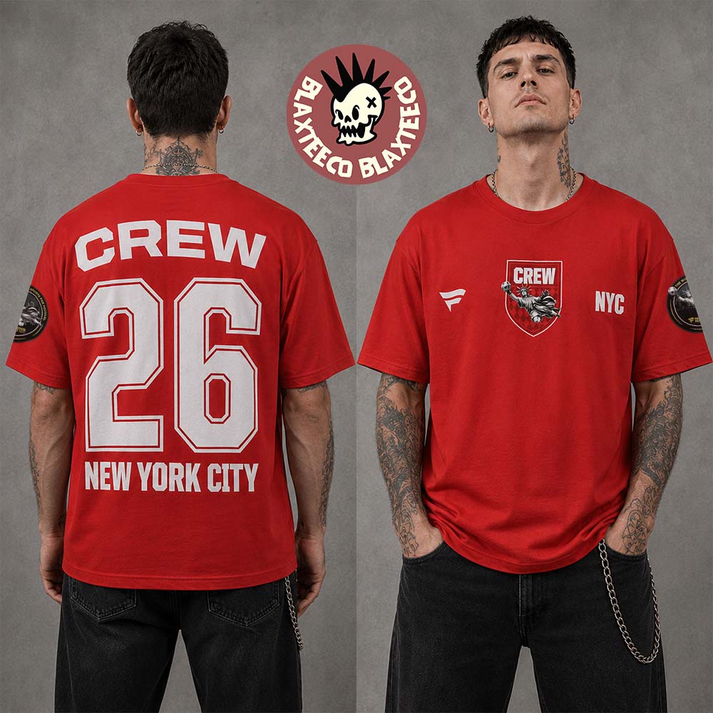 Fanatics Fest NYC 2026 Merch Exclusive Crew Red T-Shirt